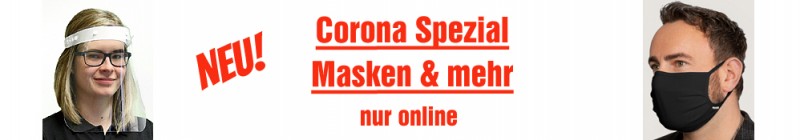 Neu: Corona Spezial, Masken & mehr