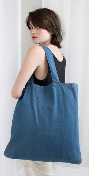 Große Denim Tasche